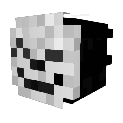 xRatik Minecraft avatar head, 3D render