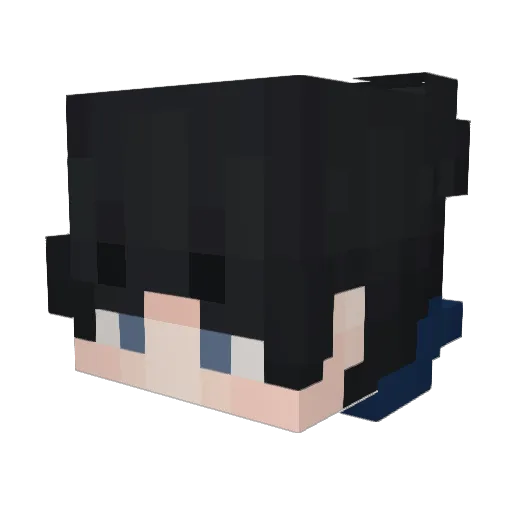 xRaul2000 Minecraft avatar head, 3D render