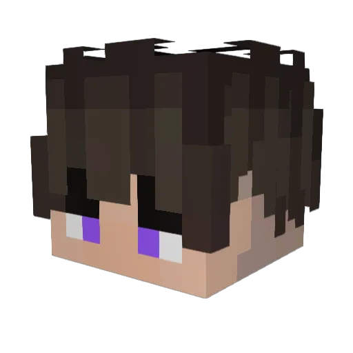 xRaxeNN Minecraft avatar head, 3D render