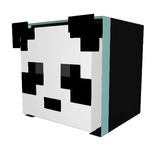 xRay099 Minecraft avatar head, 3D render