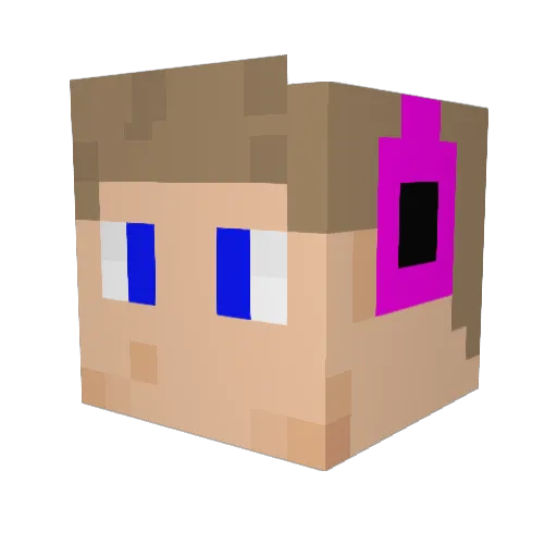 xRazorFTWx Minecraft avatar head, 3D render