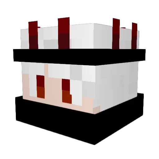 xReaper247 Minecraft avatar head, 3D render