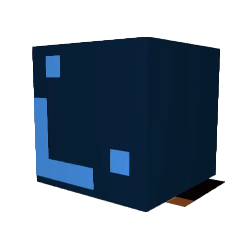 xRhetoricalx Minecraft avatar head, 3D render