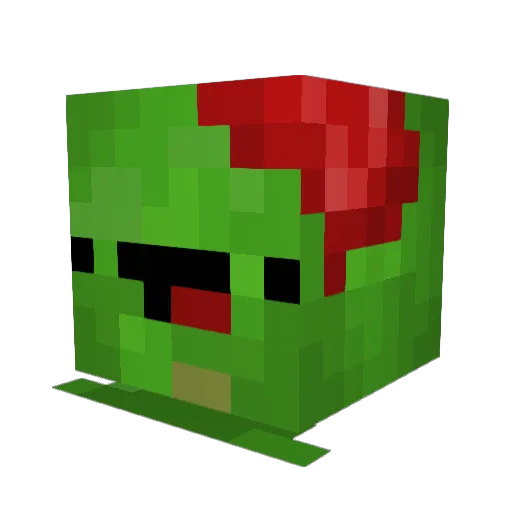 xRichBoy Minecraft avatar head, 3D render