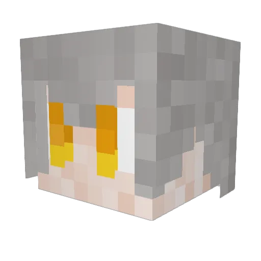 xRiotblade Minecraft avatar head, 3D render