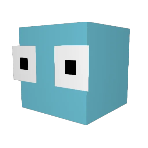 xRobert75 Minecraft avatar head, 3D render