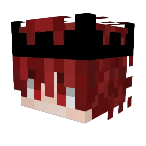 xRokz Minecraft avatar head, 3D render