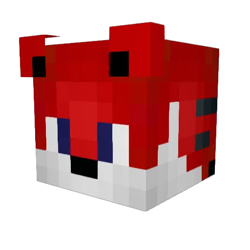 xRotemT1 Minecraft avatar head, 3D render