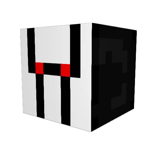 xRquaL Minecraft avatar head, 3D render