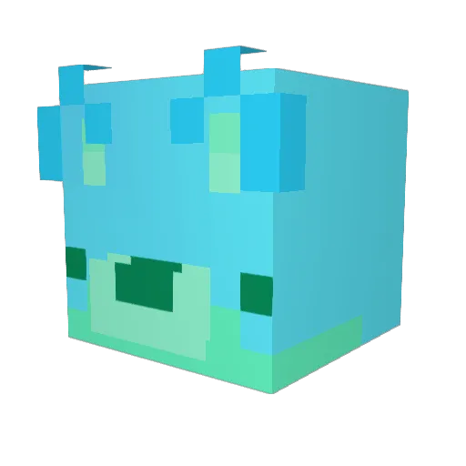 xRyptic Minecraft avatar head, 3D render