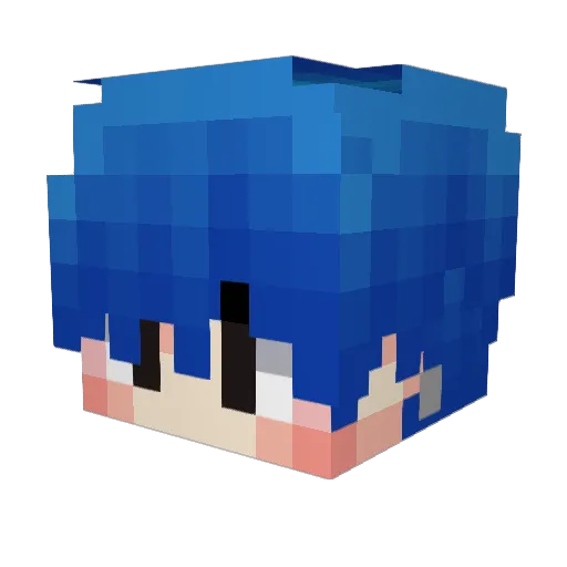 xS4VAGEz_L Minecraft avatar head, 3D render