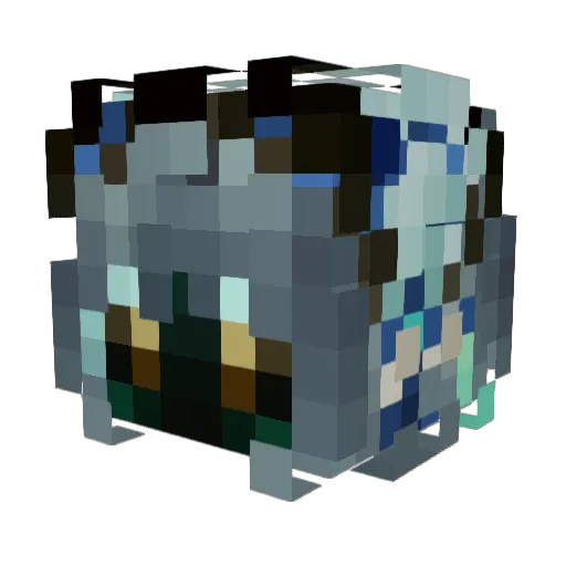xS4rite Minecraft avatar head, 3D render