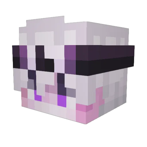 xSGxy_ Minecraft avatar head, 3D render