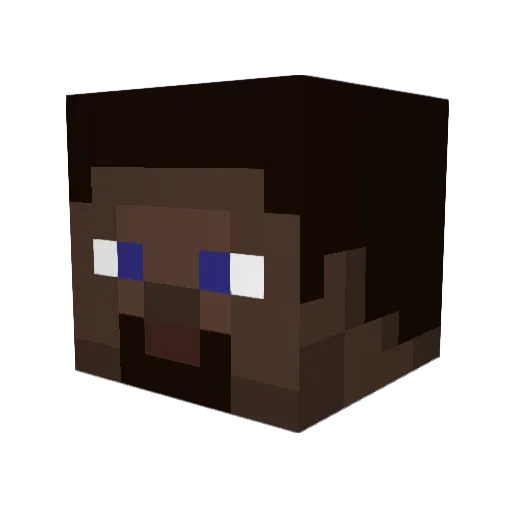 xSKingx Minecraft avatar head, 3D render