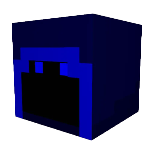 xSTEALTHBANANAx Minecraft avatar head, 3D render