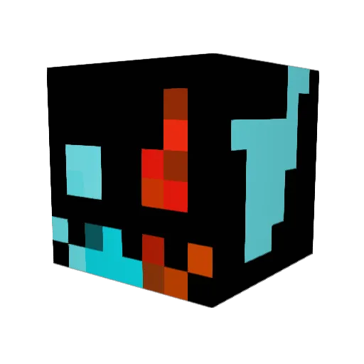 xSUPAPIGx Minecraft avatar head, 3D render