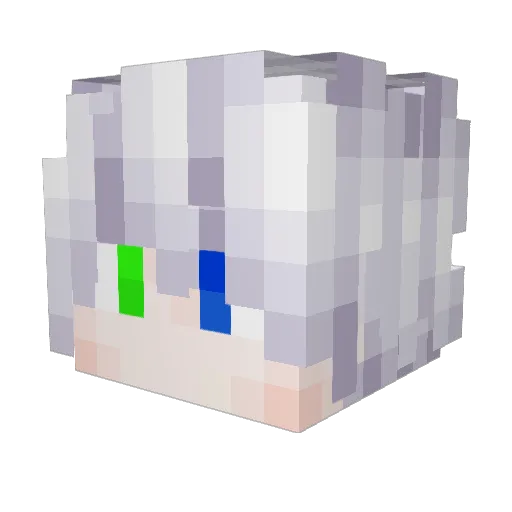 xSafeISrealx Minecraft avatar head, 3D render