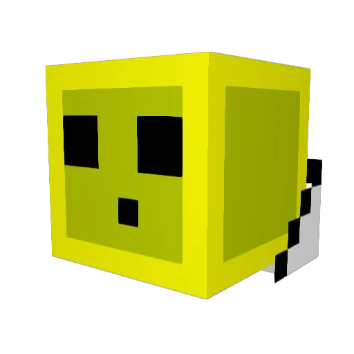 xSahar Minecraft avatar head, 3D render