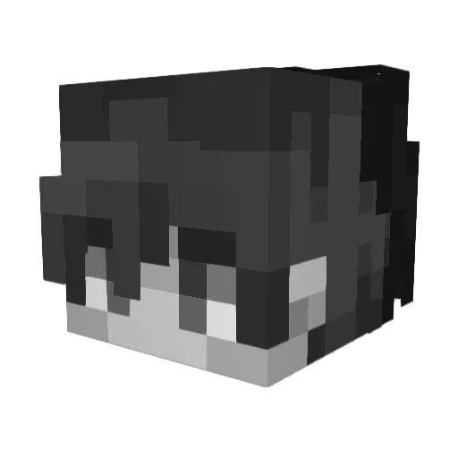 xSandCastles Minecraft avatar head, 3D render