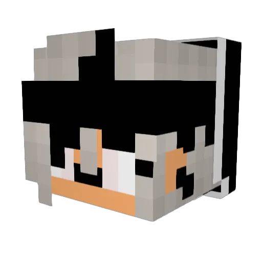 xSarahx73 Minecraft avatar head, 3D render