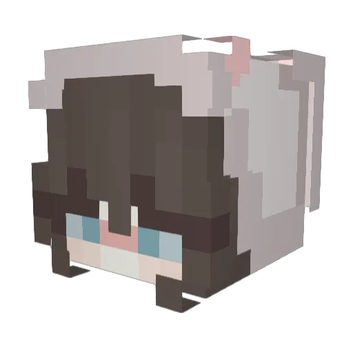 xSavannah Minecraft avatar head, 3D render