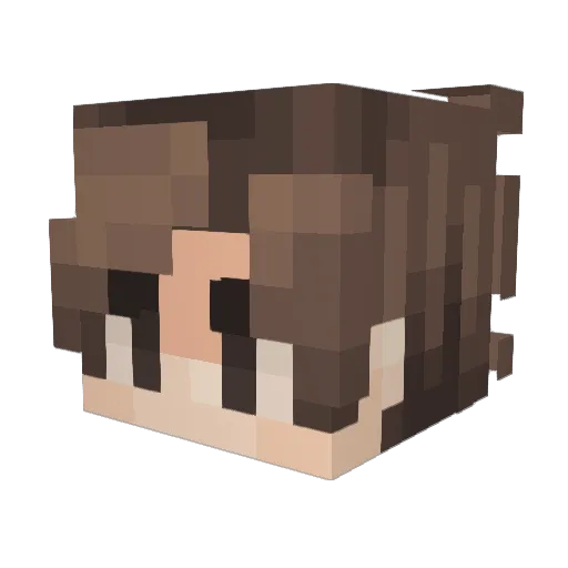 xSavoni Minecraft avatar head, 3D render