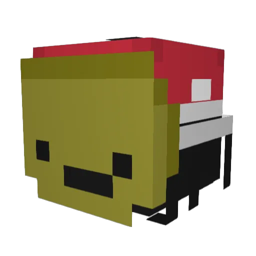 xSayer Minecraft avatar head, 3D render