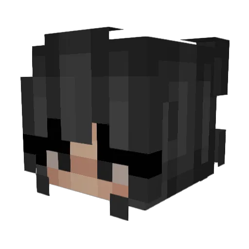 xScoops Minecraft avatar head, 3D render