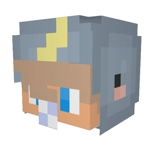 xSeb31 Minecraft avatar head, 3D render