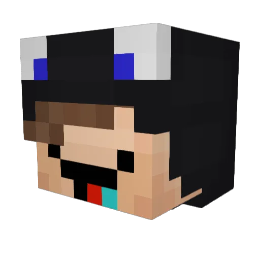 xSebasThianSad_ Minecraft avatar head, 3D render