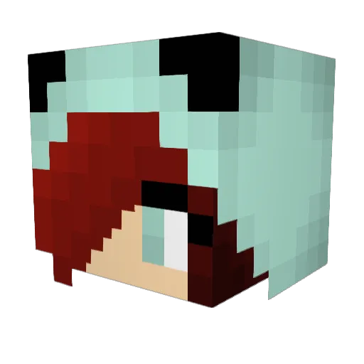 xSebasix Minecraft avatar head, 3D render