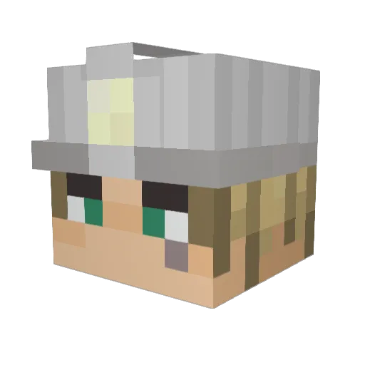 xSedriq Minecraft avatar head, 3D render