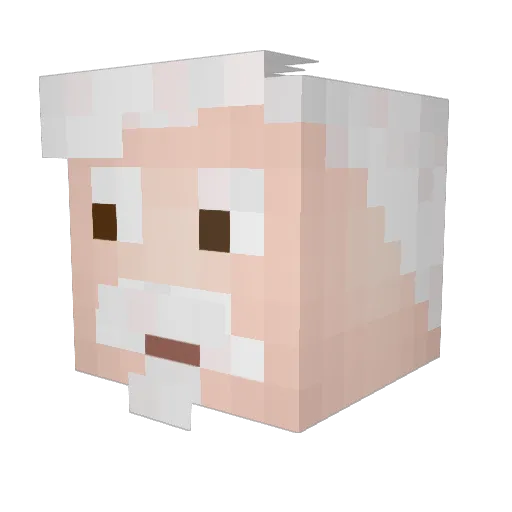 xSehnsuchtx Minecraft avatar head, 3D render