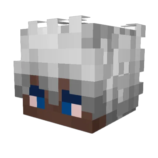 xSeth Minecraft avatar head, 3D render