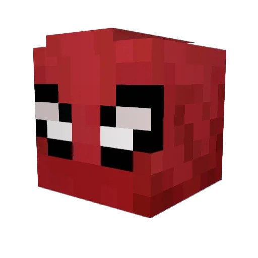 xSh4d0w_ Minecraft avatar head, 3D render