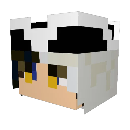 xShadowMasx Minecraft avatar head, 3D render