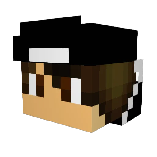 xSharrow Minecraft avatar head, 3D render