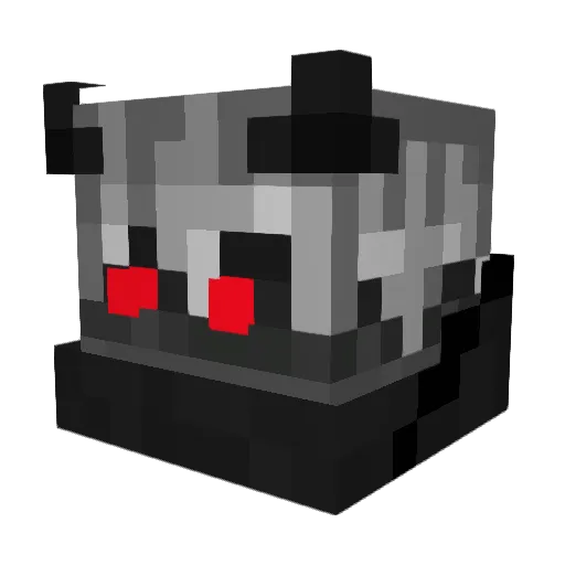 xShezzer Minecraft avatar head, 3D render