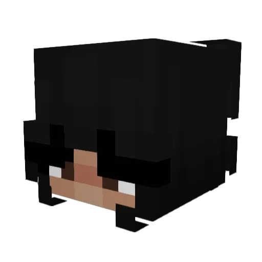 xShmez Minecraft avatar head, 3D render