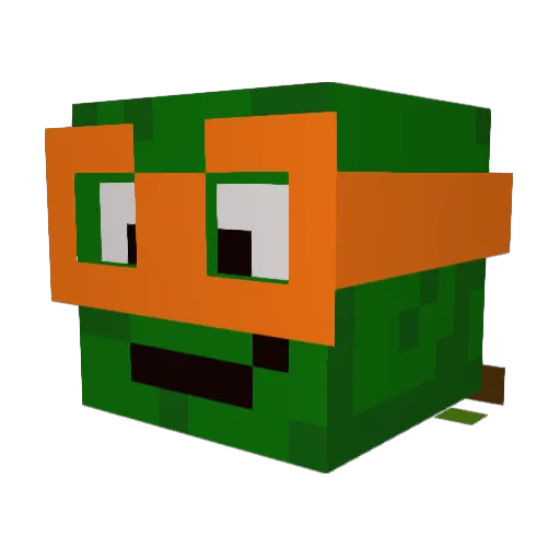 xShredx Minecraft avatar head, 3D render