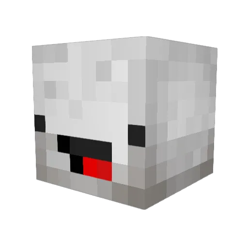 xShrimpJas Minecraft avatar head, 3D render