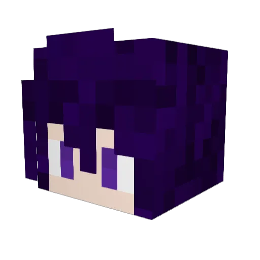 xShyzen Minecraft avatar head, 3D render