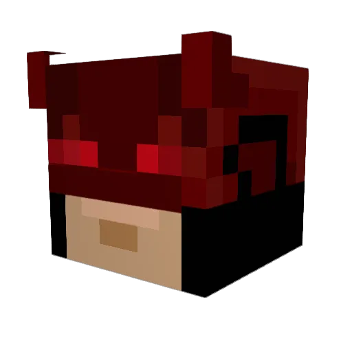 xSinnerVz Minecraft avatar head, 3D render