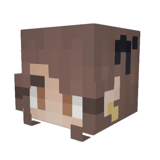 xSkalex Minecraft avatar head, 3D render