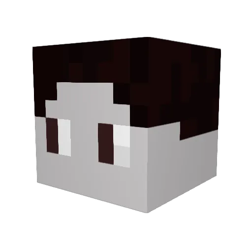 xSkatemore Minecraft avatar head, 3D render
