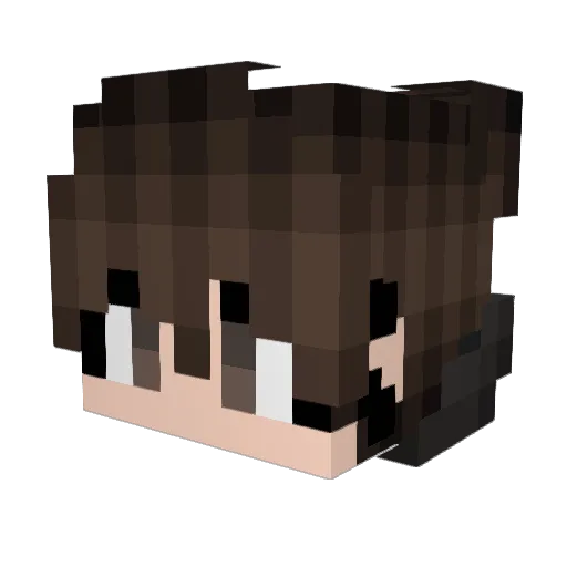 xSkeletonKing Minecraft avatar head, 3D render