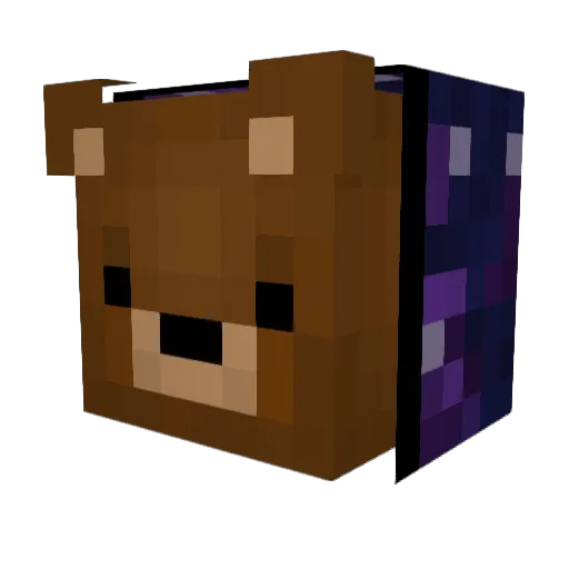 xSkidds Minecraft avatar head, 3D render