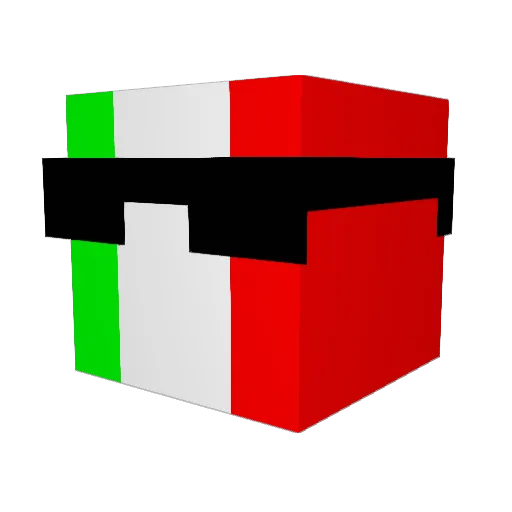 xSleier10 Minecraft avatar head, 3D render