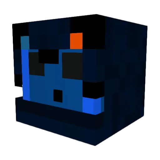 xSlime_ Minecraft avatar head, 3D render