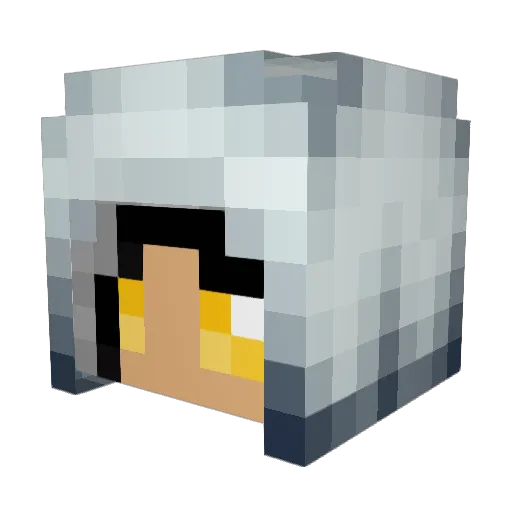 xSlylakin Minecraft avatar head, 3D render